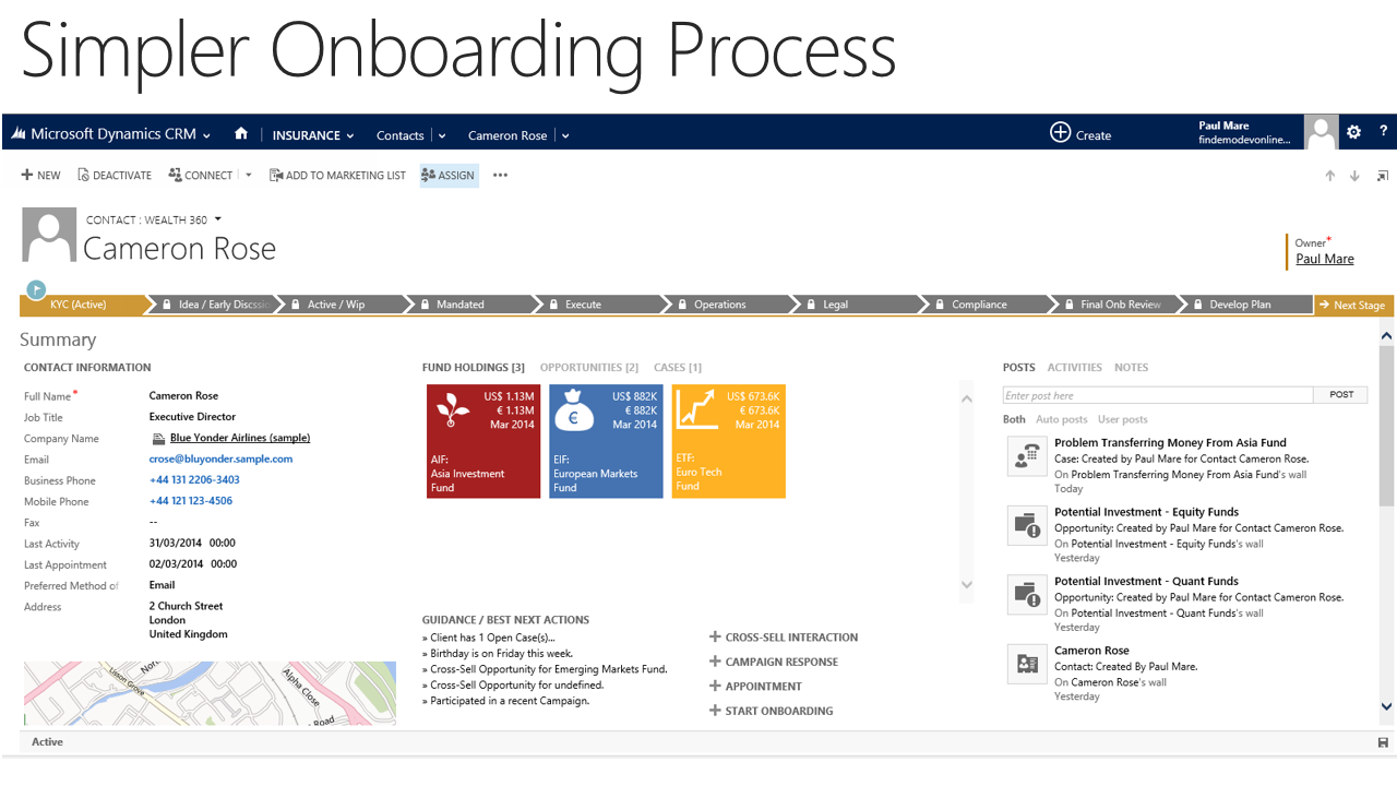 Banking Client Onboarding Process Flow Chart